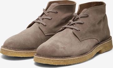 SELECTED HOMME Chukka Boots 'Ricco' in Beige