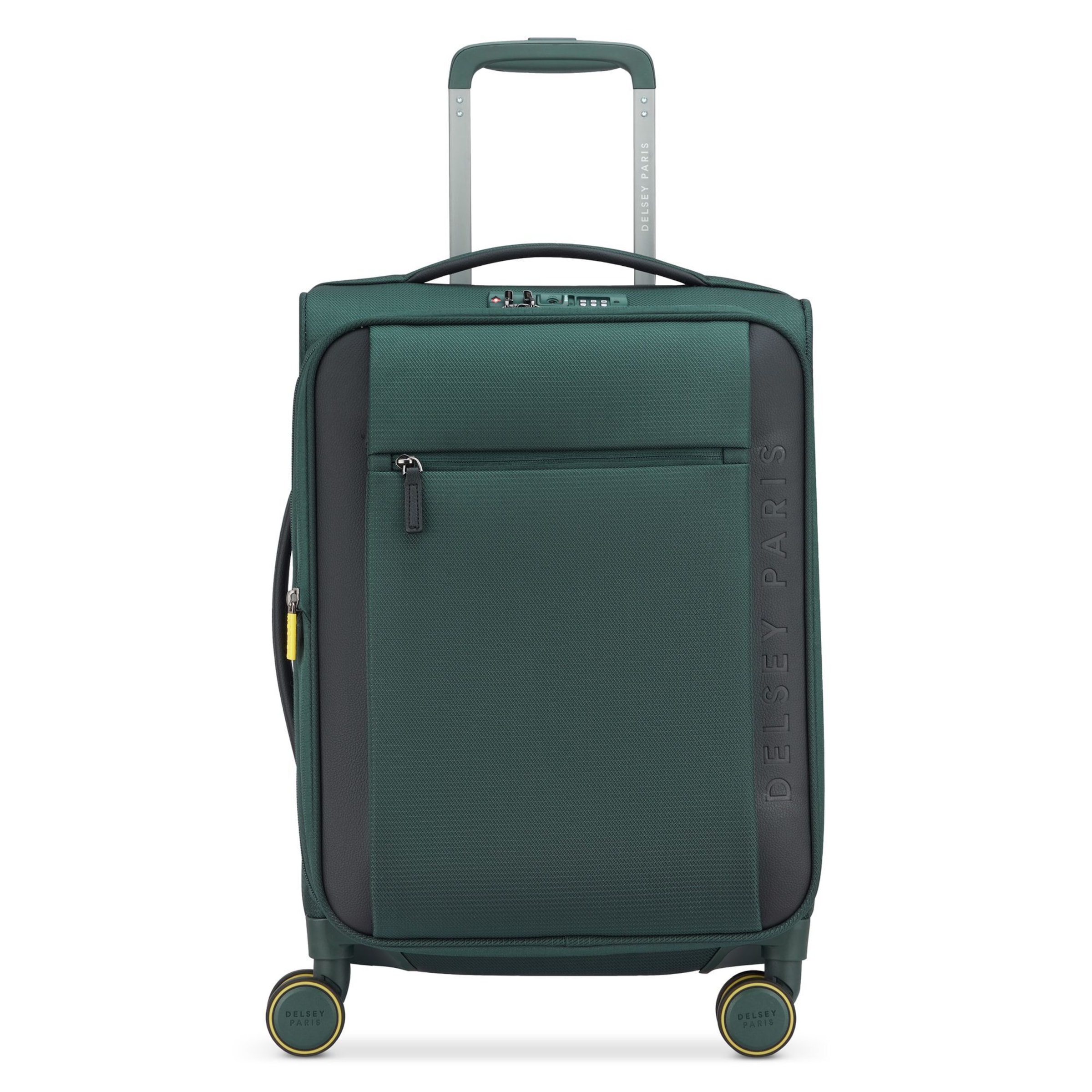 Delsey Paris Trolley 'Montmartre 3' in Groen: voorkant