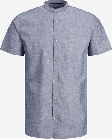 JACK & JONES Button Up Shirt in Blue: front