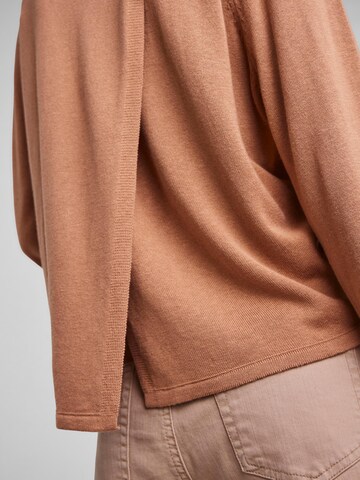 PIECES Sweater 'ADINNA' in Brown