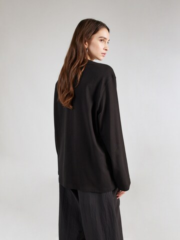 WEEKDAY Oversized Shirt in Black