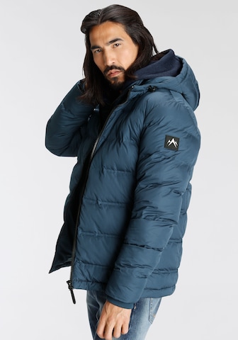 ALPENBLITZ Winter Jacket in Blue: front