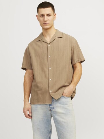 JACK & JONES Regular Fit Skjorte i beige: forside