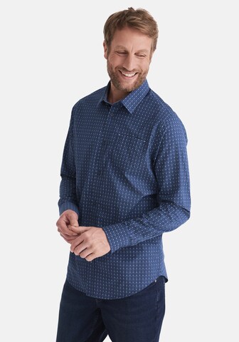 Stooker Men Regular fit Button Up Shirt 'Hugh' in Blue: front
