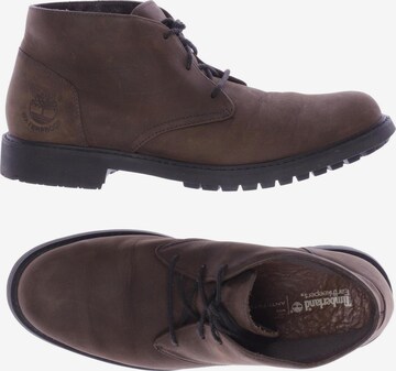 TIMBERLAND Anke & Mid-Calf Boots in 40 in Brown: front
