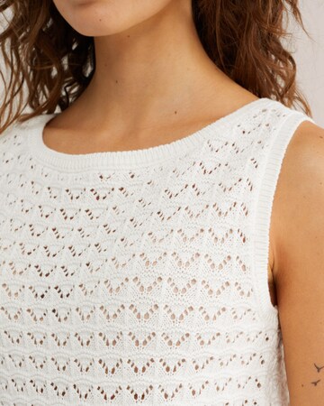 WE Fashion Вязаный топ в Бежевый