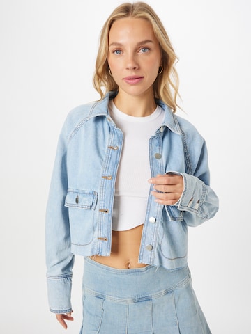 River Island Between-season jacket in Blue: front