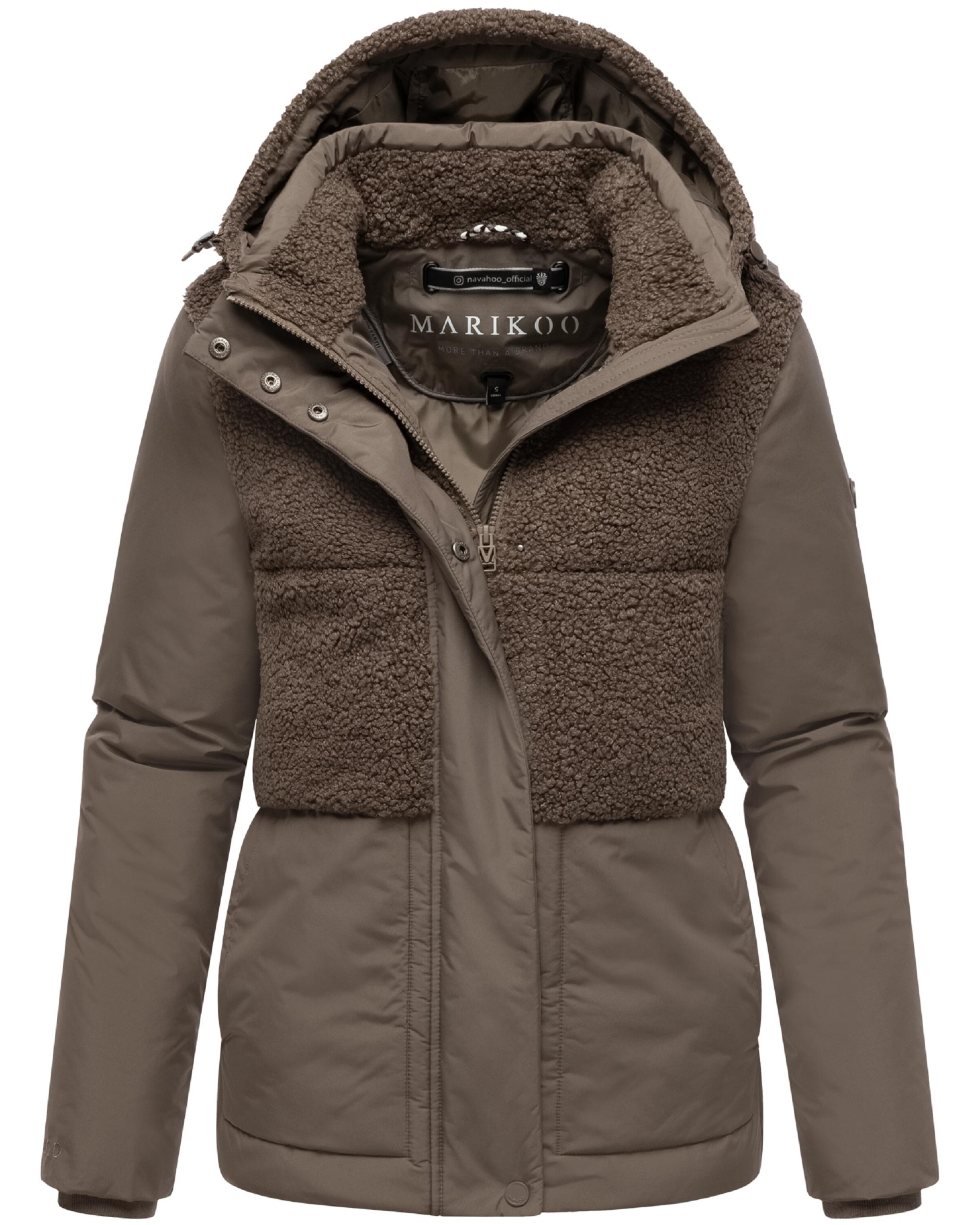 MARIKOO Χειμερινό μπουφάν 'Sheeta 16' σε καφέ