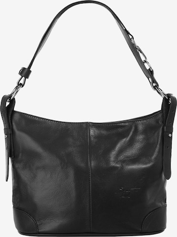 Samantha Look Schultertasche in Schwarz: Vorderseite