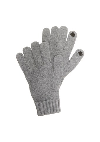 s.Oliver Fingerhandschuhe in Grau: predná strana