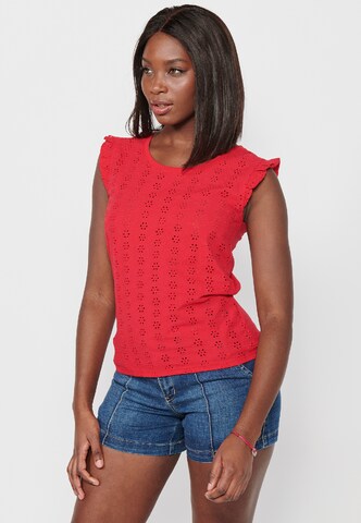 Top di KOROSHI in rosso