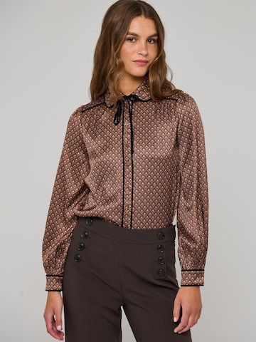 Dea Kudibal Shirt ' MargitDEA ' in Bruin: voorkant