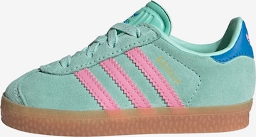 Sneaker 'Gazelle' di ADIDAS ORIGINALS in verde: frontale