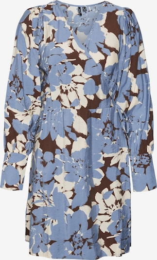 VERO MODA Robe 'BRITA BERTA' en bleu / mélange de couleurs, Vue avec produit