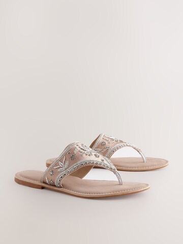 Next T-bar sandals 'Forever Comfort' in Beige