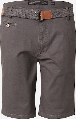 INDICODE JEANS Regular Pants 'Conor' in Grey: front