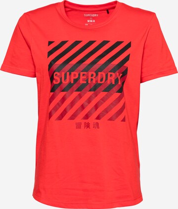 Superdry Funktionsshirt in Rot: predná strana