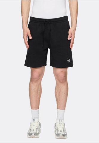 Sergio Tacchini Regular Broek 'Simba' in Zwart: voorkant