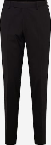 Karl Lagerfeld tavaline Viikidega püksid, värv must: eest vaates