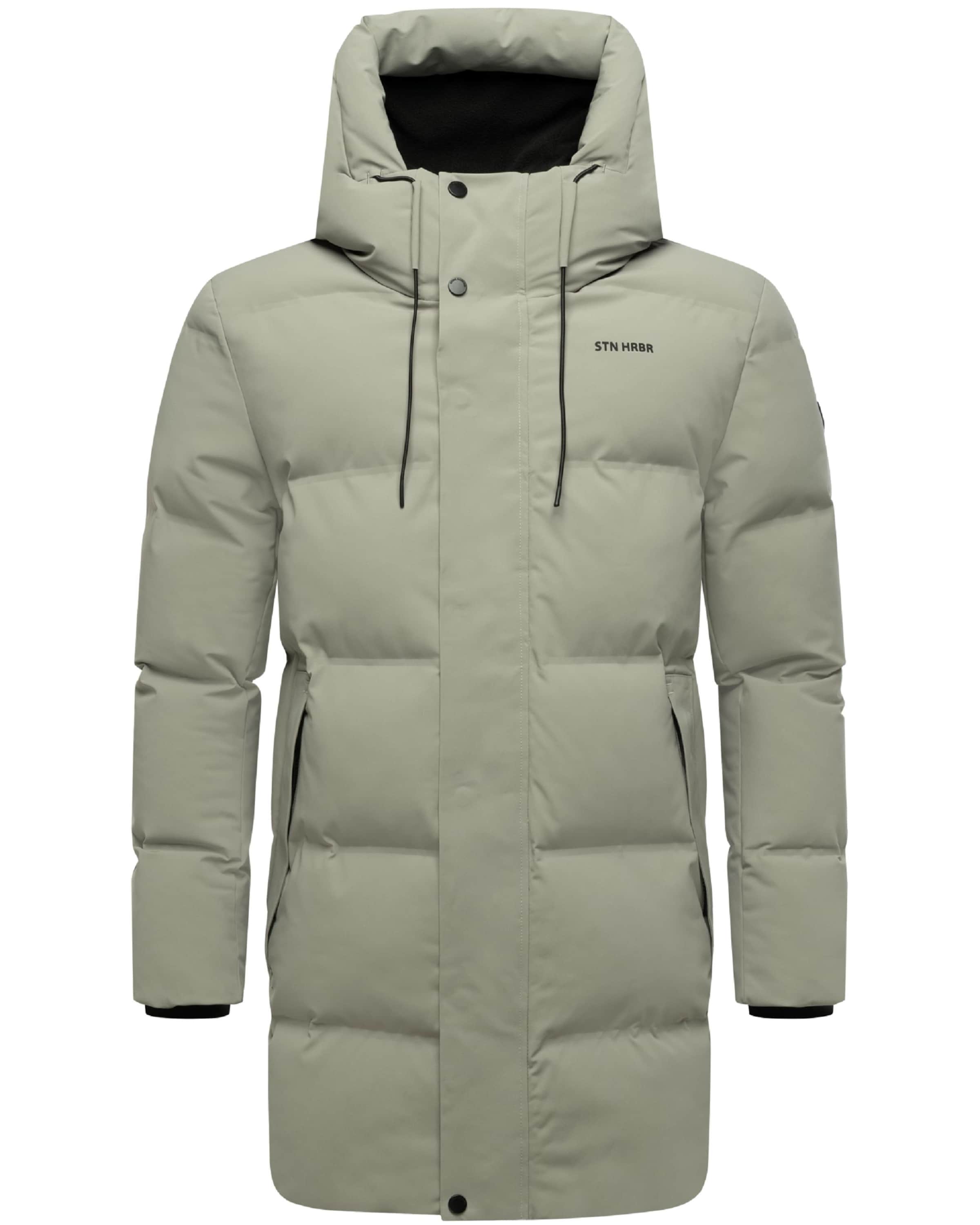 STONE HARBOUR Χειμερινό παλτό 'Darianoo XX' σε γκρι: μπροστά