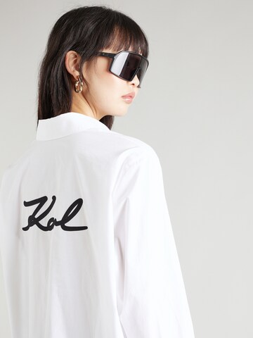 Karl Lagerfeld Bluse i hvid