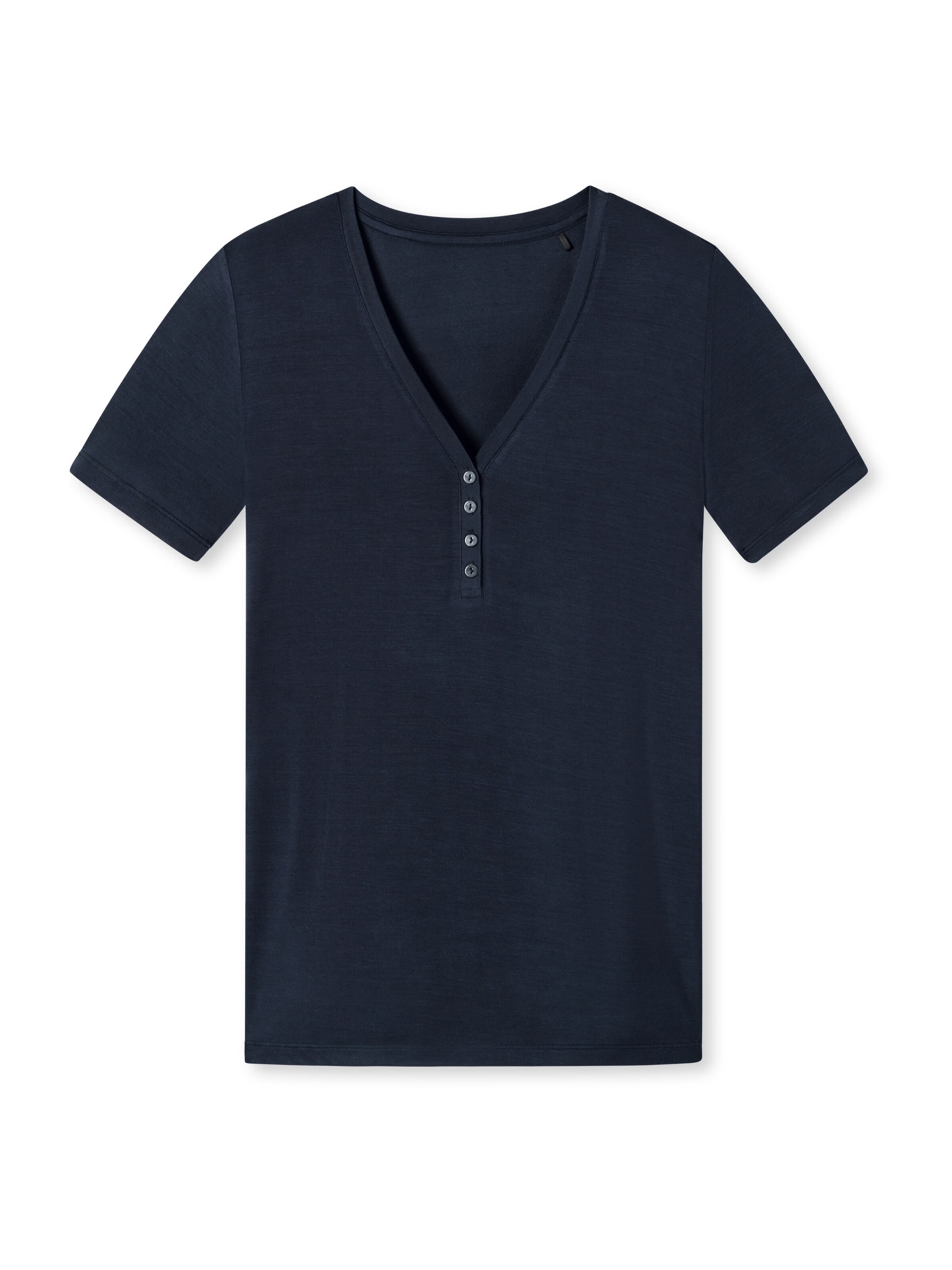 SCHIESSER Shirt ' Mix+Relax ' in Blauw: voorkant
