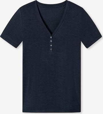 T-shirt ' Mix+Relax ' SCHIESSER en bleu : devant