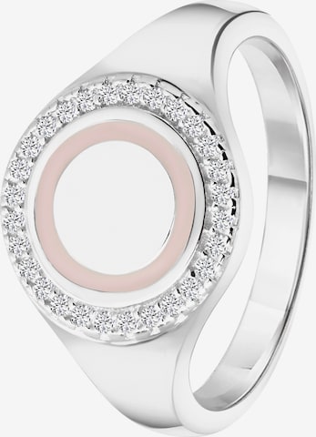 Lucardi Ring in Silver: front