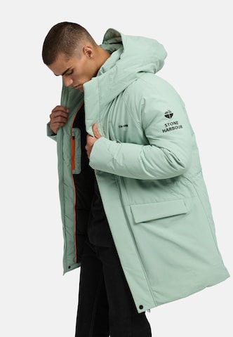 STONE HARBOUR Winterjas 'Emriis XX' in Groen