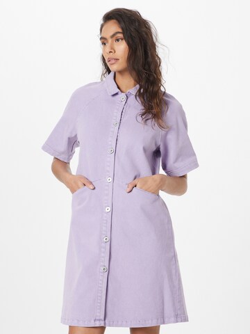 ICHI Dolga srajca 'LEONARDIE' | vijolična barva: sprednja stran
