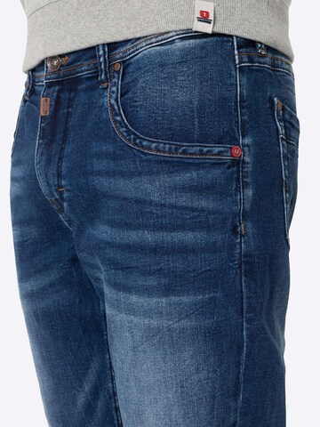 TIMEZONE Regular lange Jeans Straight Leg 'Regular JackTZ' in Blau