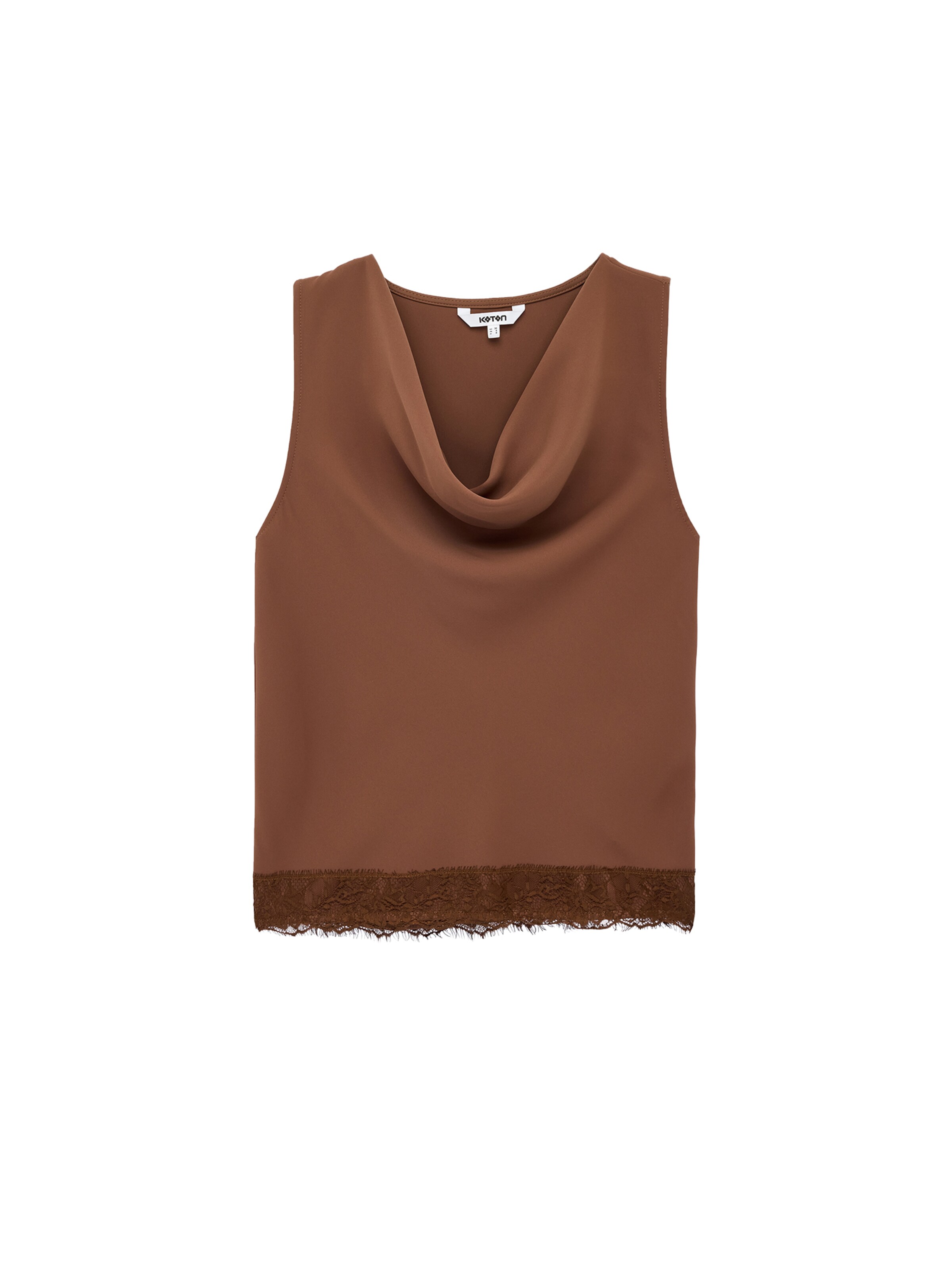 Koton Blouse in Bruin: voorkant