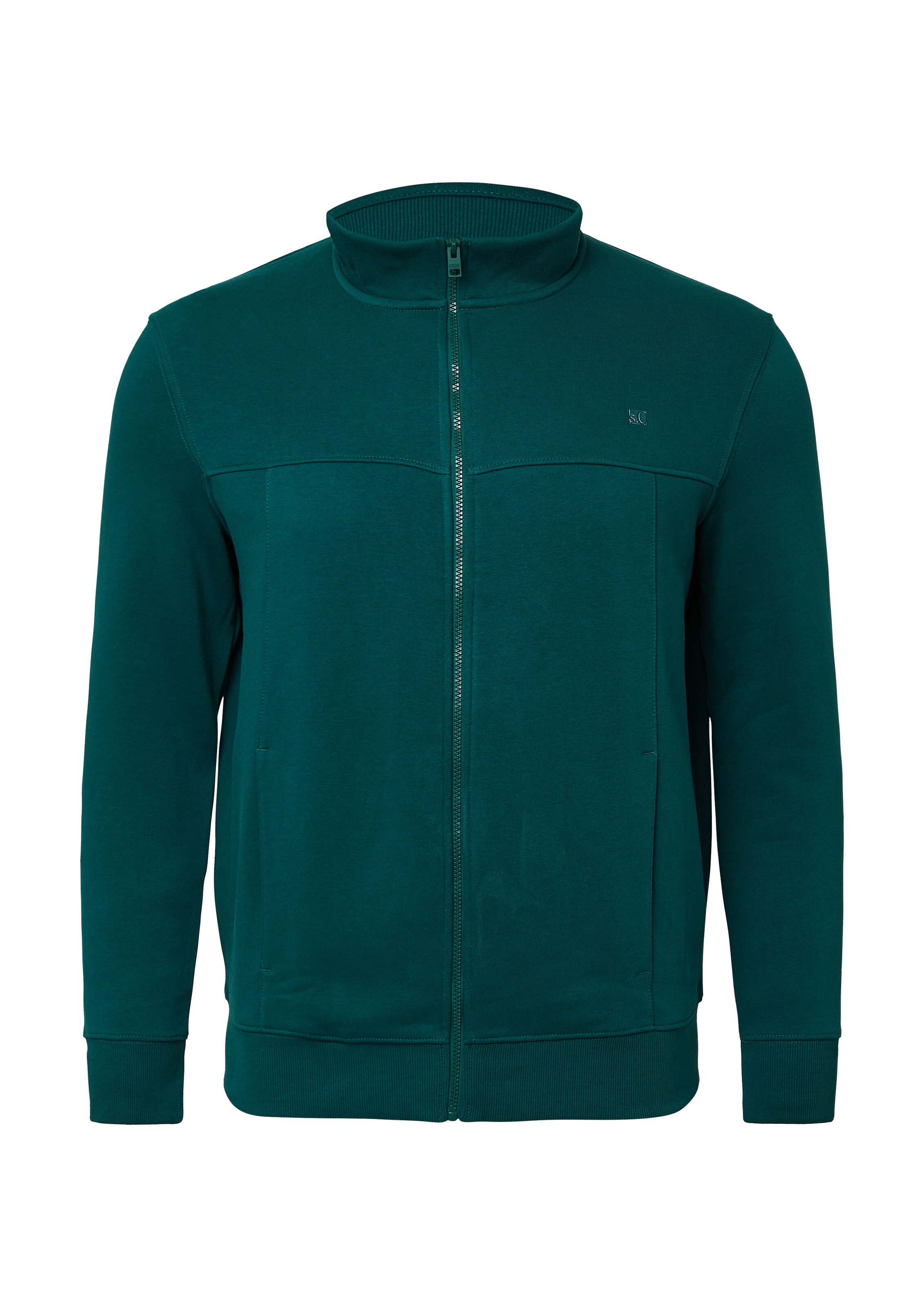 Veste de survêtement s.Oliver en vert : devant