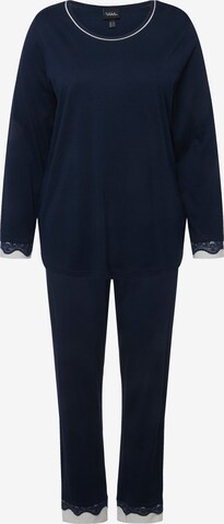 Ulla Popken Pyjama in Blauw: voorkant