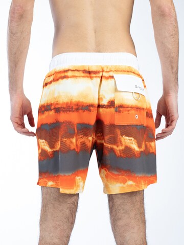 Spyder Sportbadehose in Orange