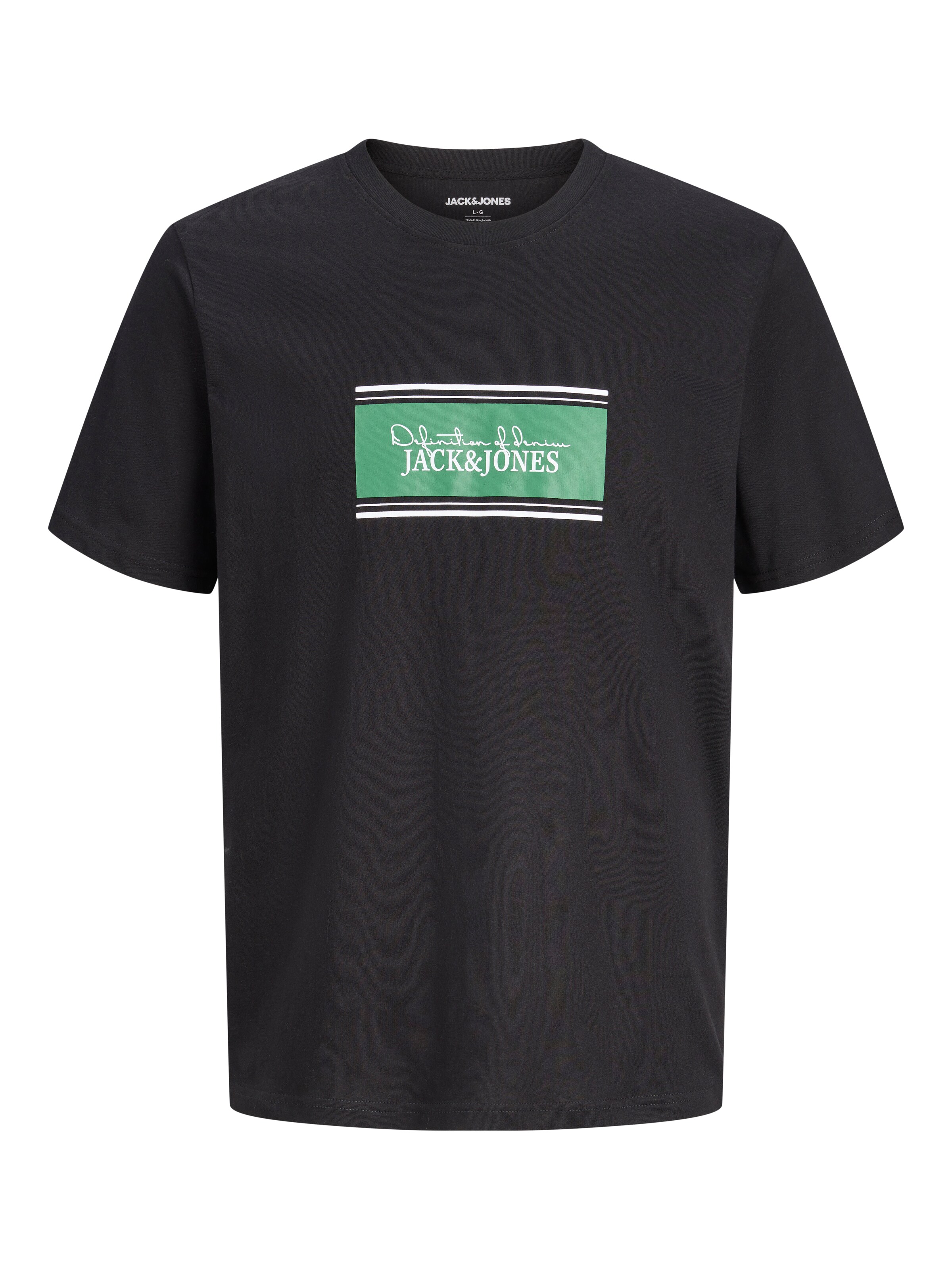 JACK & JONES T-Shirt in XS in jade / schwarz / weiß, Produktansicht