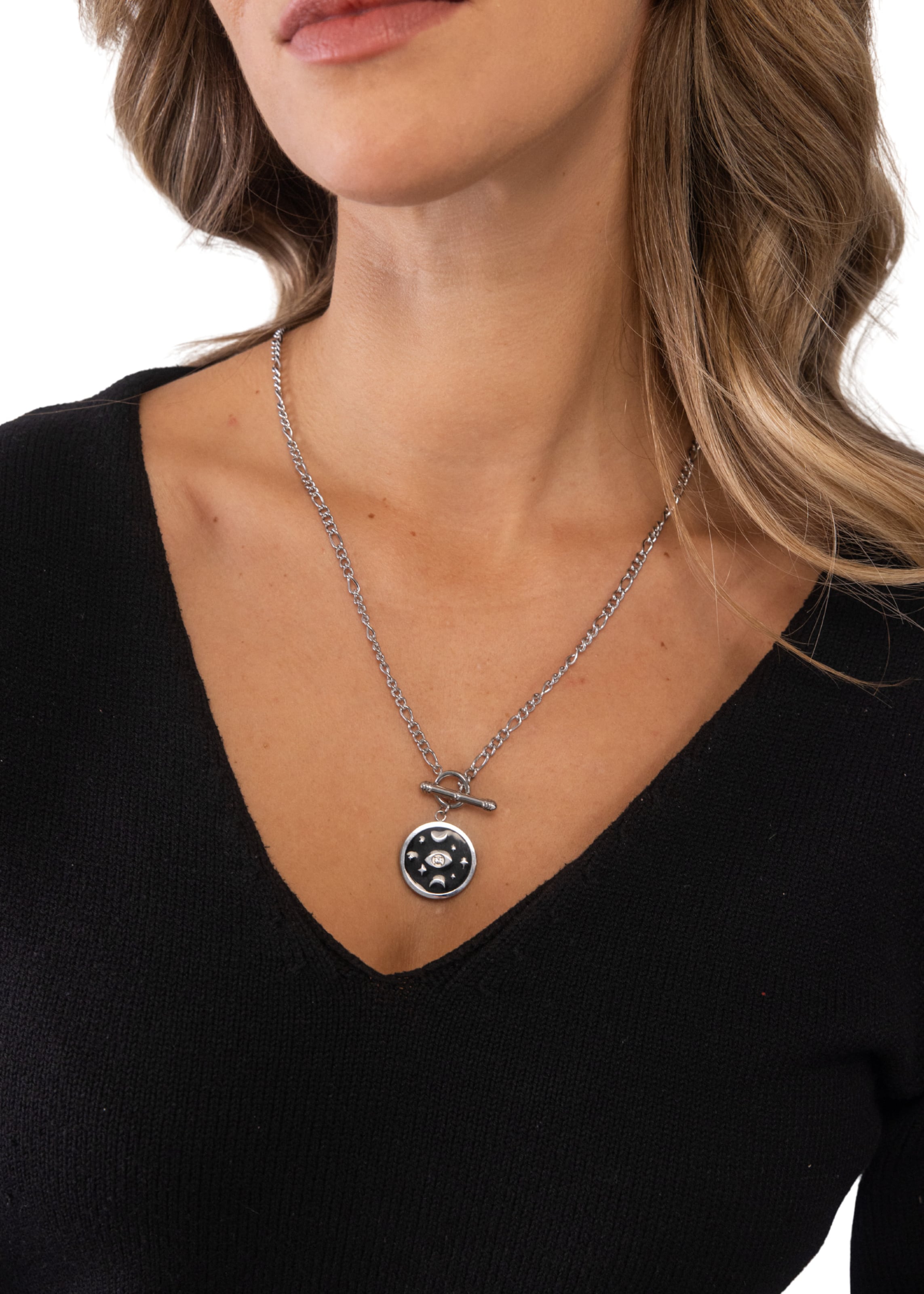 PURELEI Ketting 'Galaxy' in Zilver