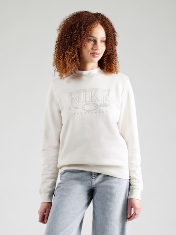 Felpa 'CLUB' di Nike Sportswear in bianco: frontale
