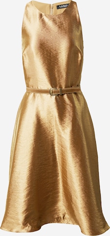 Lauren Ralph Lauren - Vestido de gala 'ZINTA' en bronce: frente