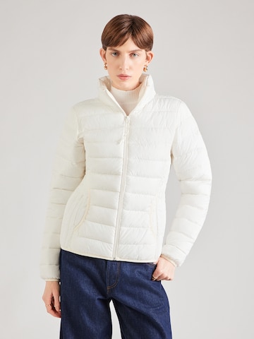 QS Between-season jacket in Beige: front