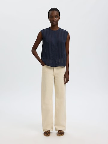 SELECTED Bluse in Blau