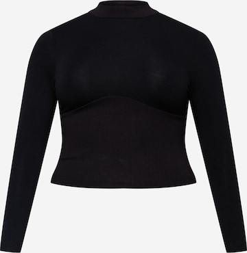 Forever New Curve Shirt 'Pascal' in Black: front