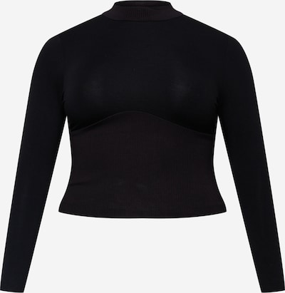 Forever New Curve Shirt 'Pascal' in de kleur Zwart, Productweergave
