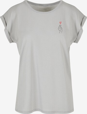 Urban Classics Shirt 'K-Heart' in Grau: Vorderseite