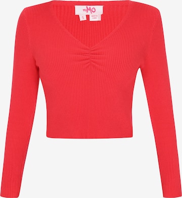 MYMO Pullover 'Comfy' in Rot: Vorderseite