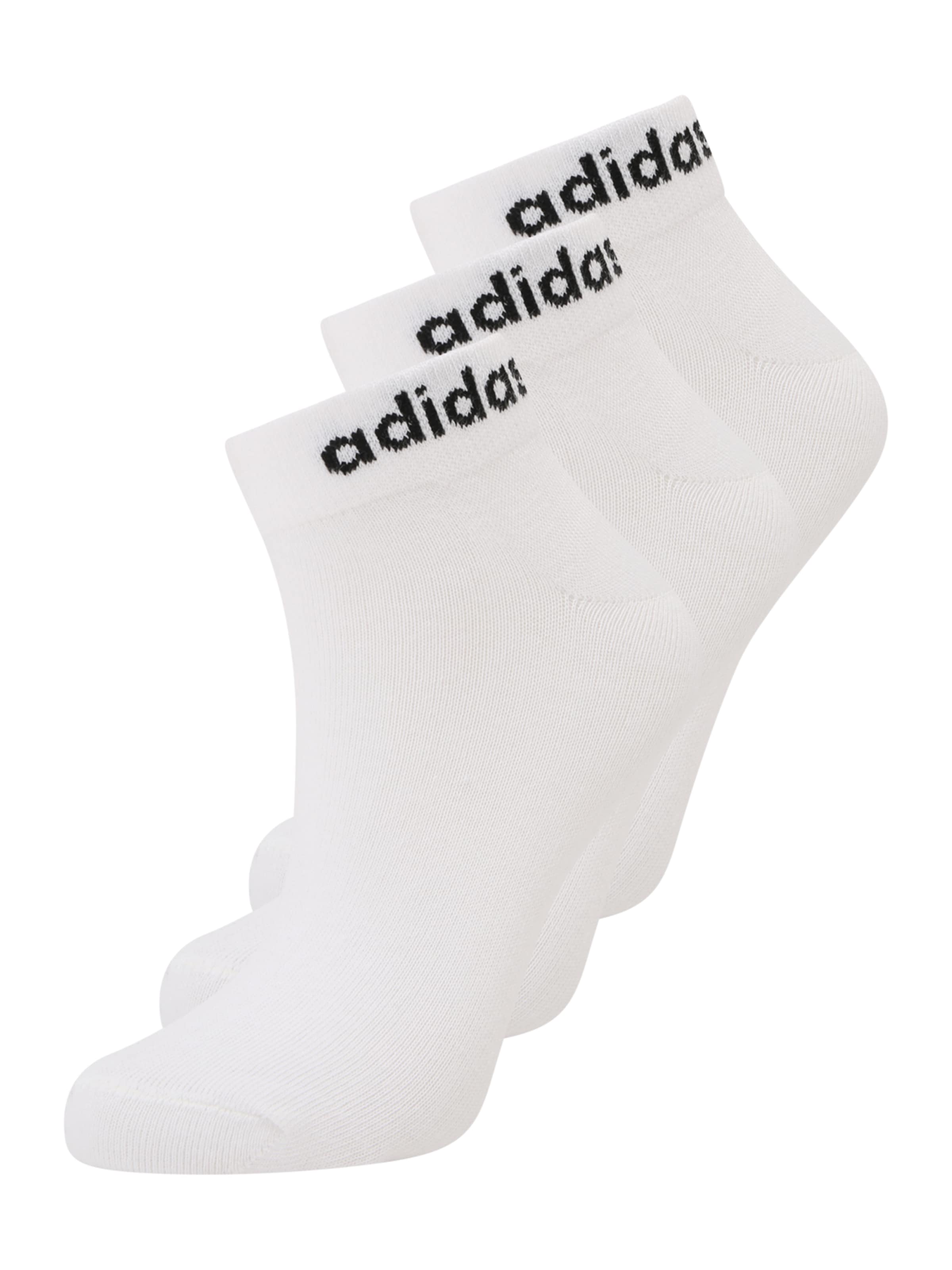 ADIDAS SPORTSWEAR Sports socks 'Think Linear' in Black / White, Item view