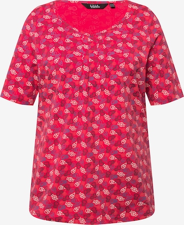 Ulla Popken Shirt in Rood: voorkant