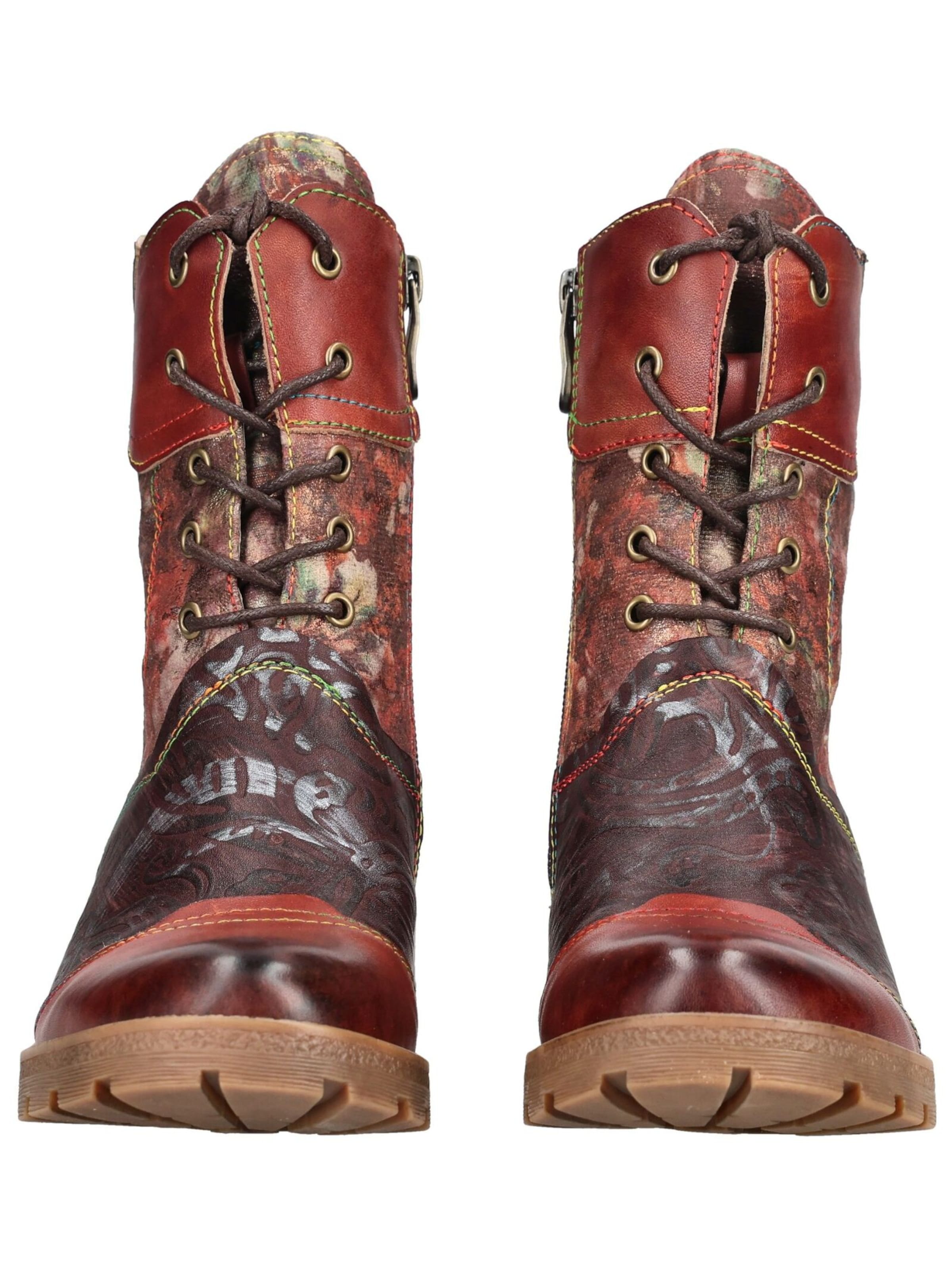 Bottines à lacets Laura Vita en marron