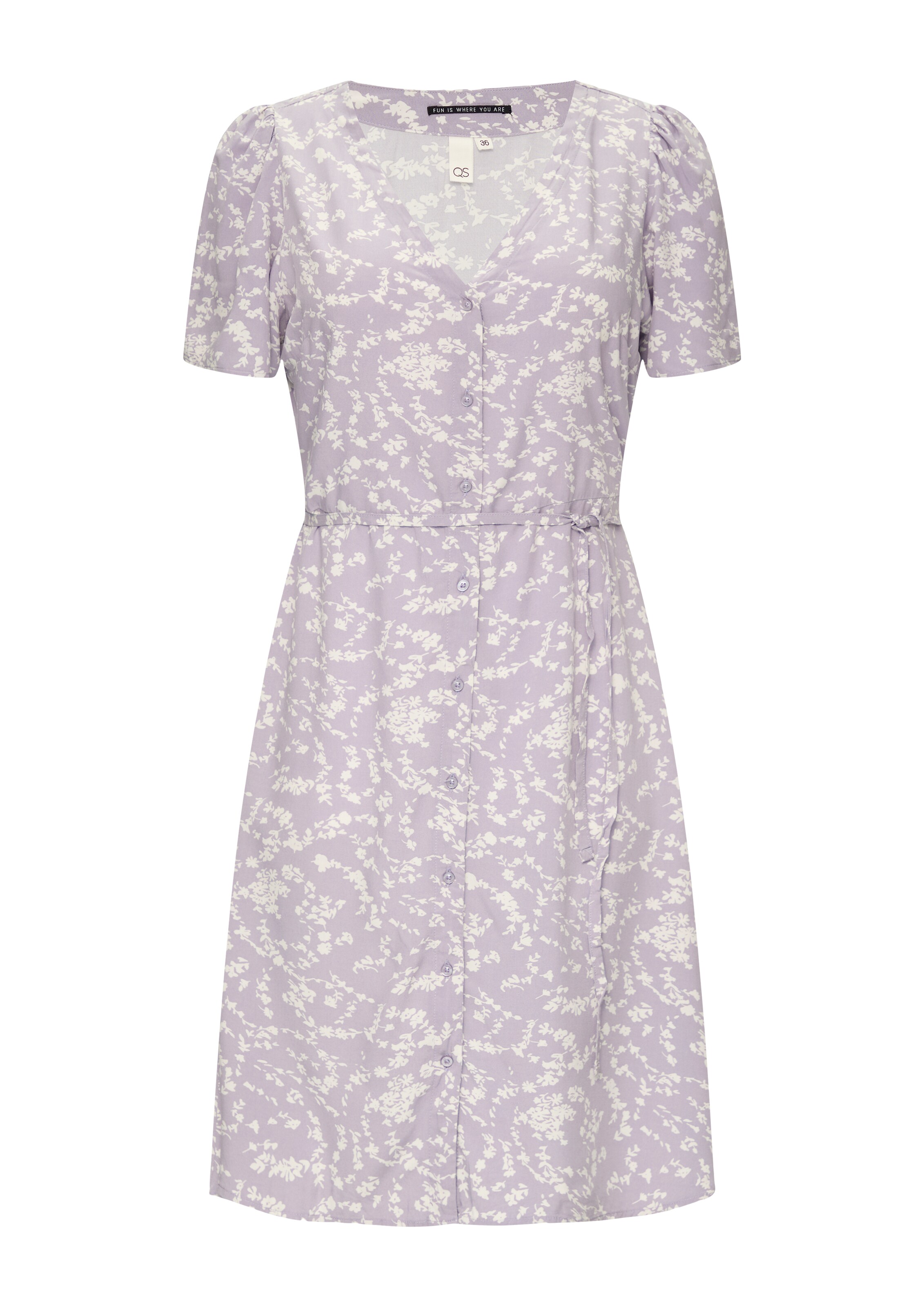 QS Blusenkleid in Grau: Vorderseite