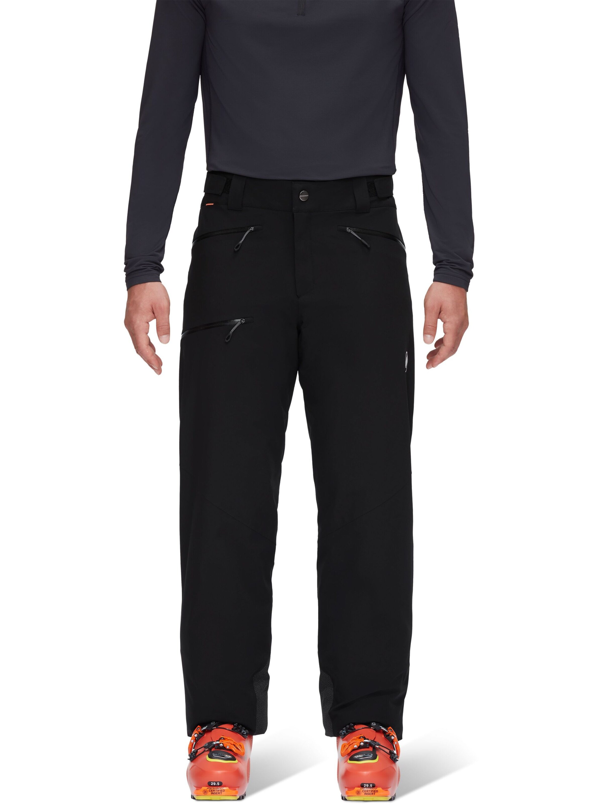 MAMMUT Regular Sporthose 'Stoney' in Schwarz: Vorderseite